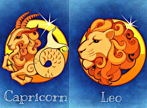 Leo and Capricorn